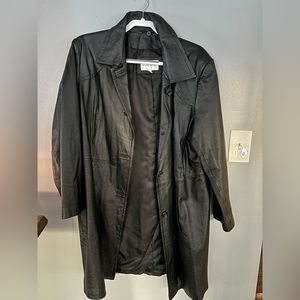 Worthington leather coat
